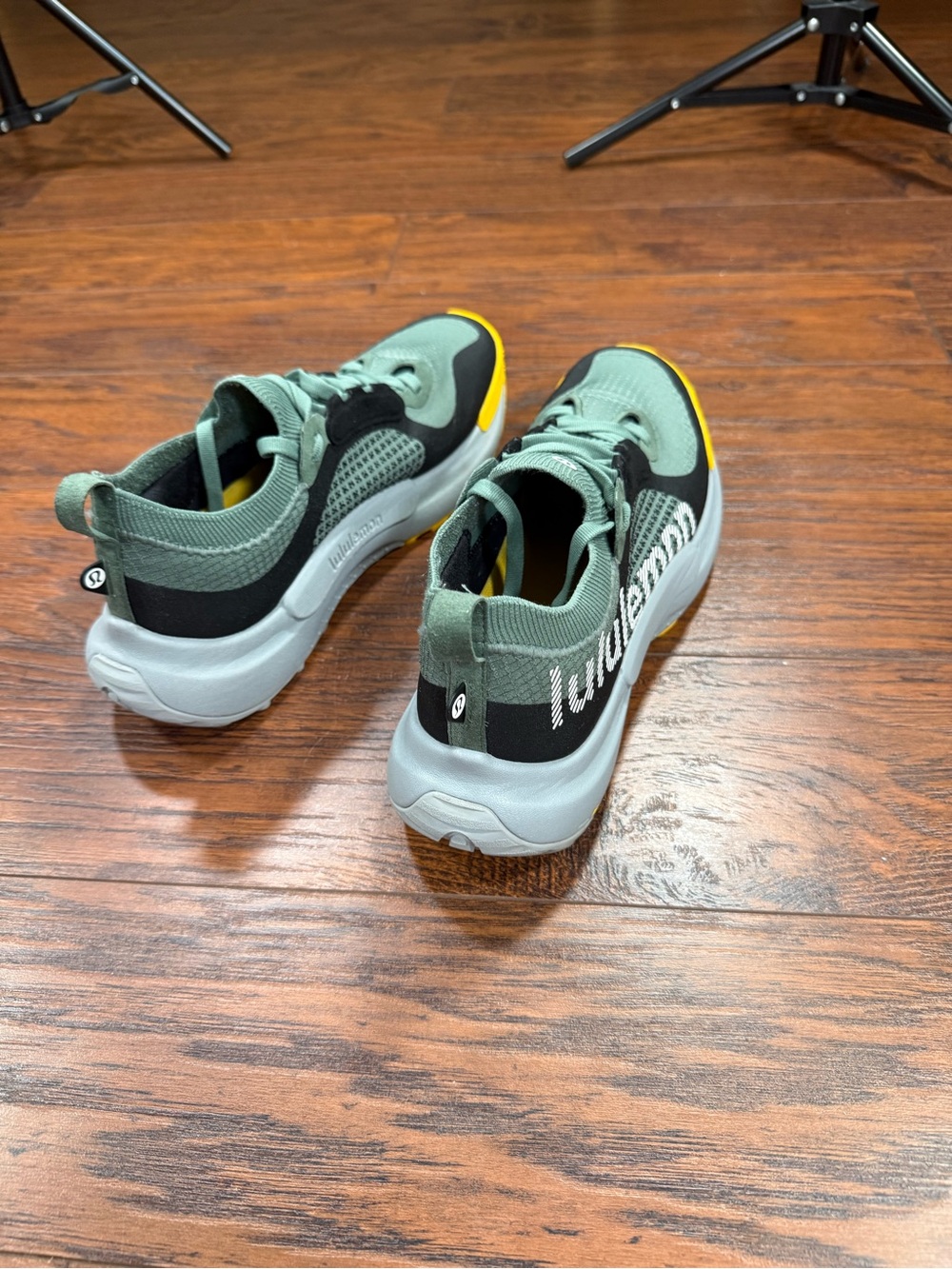 Lululemon Green & Yellow Athletic Sneakers - Picture 5 of 16